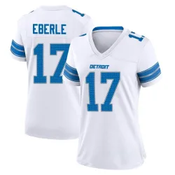 Women's Dominik Eberle Detroit Lions No.17 Game 2nd Jersey - White