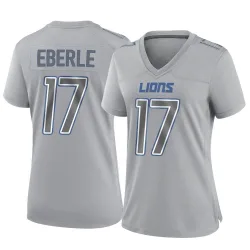 Women's Dominik Eberle Detroit Lions No.17 Game Atmosphere Fashion Jersey - Gray
