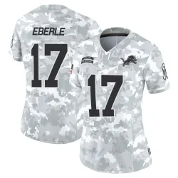 Women's Dominik Eberle Detroit Lions No.17 Limited 2024 Salute to Service Jersey - Arctic Camo