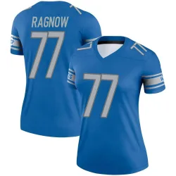 Women's Frank Ragnow Detroit Lions No.77 Legend Jersey - Blue