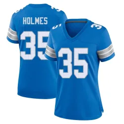 Women's Gavin Holmes Detroit Lions No.35 Game 2nd Jersey - Blue