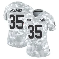 Women's Gavin Holmes Detroit Lions No.35 Limited 2024 Salute to Service Jersey - Arctic Camo
