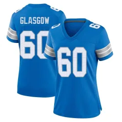 Women's Graham Glasgow Detroit Lions No.60 Game 2nd Jersey - Blue