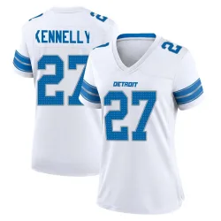 Women's Ian Kennelly Detroit Lions No.27 Game 2nd Jersey - White