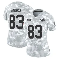 Women's Jackson Meeks Detroit Lions No.83 Limited 2024 Salute to Service Jersey - Arctic Camo