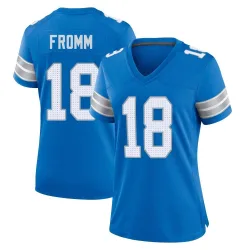 Women's Jake Fromm Detroit Lions No.18 Game 2nd Jersey - Blue