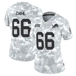 Women's Joe Dahl Detroit Lions No.66 Limited 2024 Salute to Service Jersey - Arctic Camo