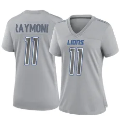 Women's Kalif Raymond Detroit Lions No.11 Game Atmosphere Fashion Jersey - Gray