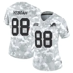 Women's Kenny Yeboah Detroit Lions No.88 Limited 2024 Salute to Service Jersey - Arctic Camo