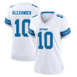 Women's Kwon Alexander Detroit Lions No.10 Game 2nd Jersey - White