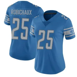 Women's Kye Robichaux Detroit Lions No.25 Limited Team Color Vapor Untouchable Jersey - Blue