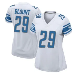 Women's LeGarrette Blount Detroit Lions No.29 Game Jersey - White