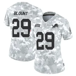 Women's LeGarrette Blount Detroit Lions No.29 Limited 2024 Salute to Service Jersey - Arctic Camo