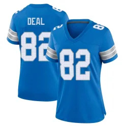 Women's Luke Deal Detroit Lions No.82 Game 2nd Jersey - Blue