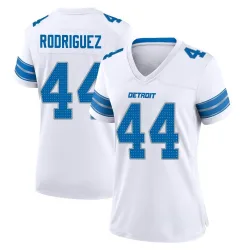 Women's Malcolm Rodriguez Detroit Lions No.44 Game 2nd Jersey - White