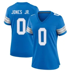 Women's Marvin Jones Jr. Detroit Lions No.0 Game 2nd Jersey - Blue