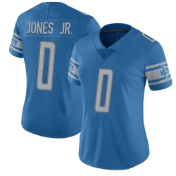 Women's Marvin Jones Jr. Detroit Lions No.0 Limited Team Color Vapor Untouchable Jersey - Blue