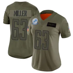 Women's Mason Miller Detroit Lions No.63 Limited 2019 Salute to Service Jersey - Camo