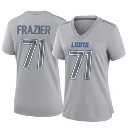 Women's Miles Frazier Detroit Lions No.71 Game Atmosphere Fashion Jersey - Gray