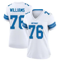 Women's Raequan Williams Detroit Lions No.76 Game 2nd Jersey - White