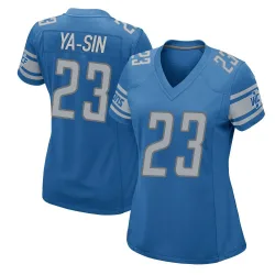 Women's Rock Ya-Sin Detroit Lions No.23 Game Team Color Jersey - Blue