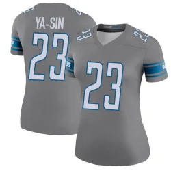 Women's Rock Ya-Sin Detroit Lions No.23 Legend Color Rush Steel Jersey