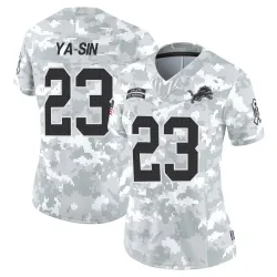 Women's Rock Ya-Sin Detroit Lions No.23 Limited 2024 Salute to Service Jersey - Arctic Camo