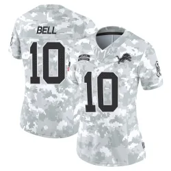 Women's Ronnie Bell Detroit Lions No.10 Limited 2024 Salute to Service Jersey - Arctic Camo