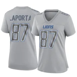 Women's Sam LaPorta Detroit Lions No.87 Game Atmosphere Fashion Jersey - Gray