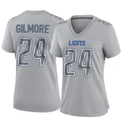 Women's Steven Gilmore Detroit Lions No.24 Game Atmosphere Fashion Jersey - Gray