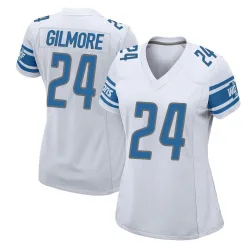 Women's Steven Gilmore Detroit Lions No.24 Game Jersey - White