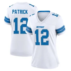 Women's Tim Patrick Detroit Lions No.12 Game 2nd Jersey - White