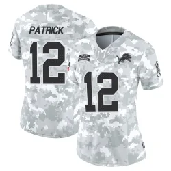 Women's Tim Patrick Detroit Lions No.12 Limited 2024 Salute to Service Jersey - Arctic Camo