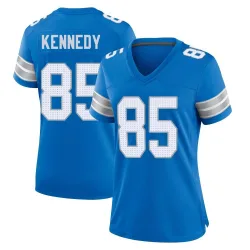 Women's Tom Kennedy Detroit Lions No.85 Game 2nd Jersey - Blue