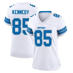 Women's Tom Kennedy Detroit Lions No.85 Game 2nd Jersey - White