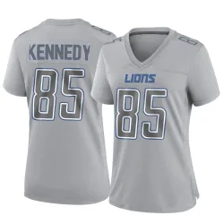 Women's Tom Kennedy Detroit Lions No.85 Game Atmosphere Fashion Jersey - Gray