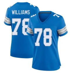 Women's Tyleik Williams Detroit Lions No.78 Game 2nd Jersey - Blue