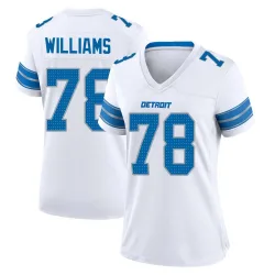 Women's Tyleik Williams Detroit Lions No.78 Game 2nd Jersey - White
