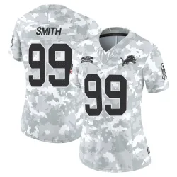 Women's Za'Darius Smith Detroit Lions No.99 Limited 2024 Salute to Service Jersey - Arctic Camo