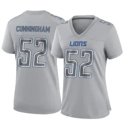Women's Zach Cunningham Detroit Lions No.52 Game Atmosphere Fashion Jersey - Gray