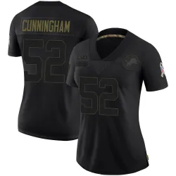 Women's Zach Cunningham Detroit Lions No.52 Limited 2020 Salute To Service Jersey - Black