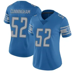 Women's Zach Cunningham Detroit Lions No.52 Limited Team Color Vapor Untouchable Jersey - Blue