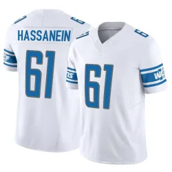 Youth Ahmed Hassanein Detroit Lions No.61 Limited Vapor F.U.S.E. Jersey - White