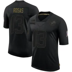 Youth Aldrick Rosas Detroit Lions No.13 Limited 2020 Salute To Service Jersey - Black