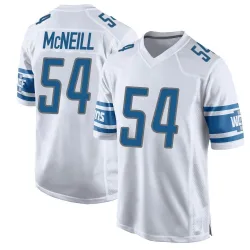 Youth Alim McNeill Detroit Lions No.54 Game Jersey - White