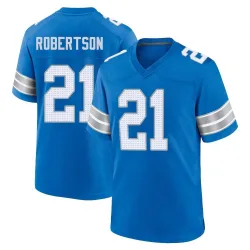 Youth Amik Robertson Detroit Lions No.21 Game 2nd Jersey - Blue