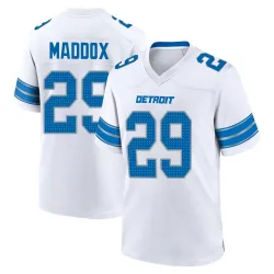 Youth Avonte Maddox Detroit Lions No.29 Game 2nd Jersey - White