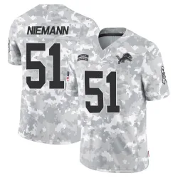 Youth Ben Niemann Detroit Lions No.51 Limited 2024 Salute to Service Jersey - Arctic Camo