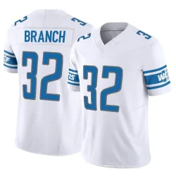 Youth Brian Branch Detroit Lions No.32 Limited Vapor F.U.S.E. Jersey - White