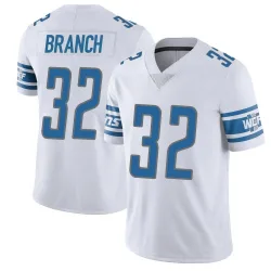 Youth Brian Branch Detroit Lions No.32 Limited Vapor Untouchable Jersey - White